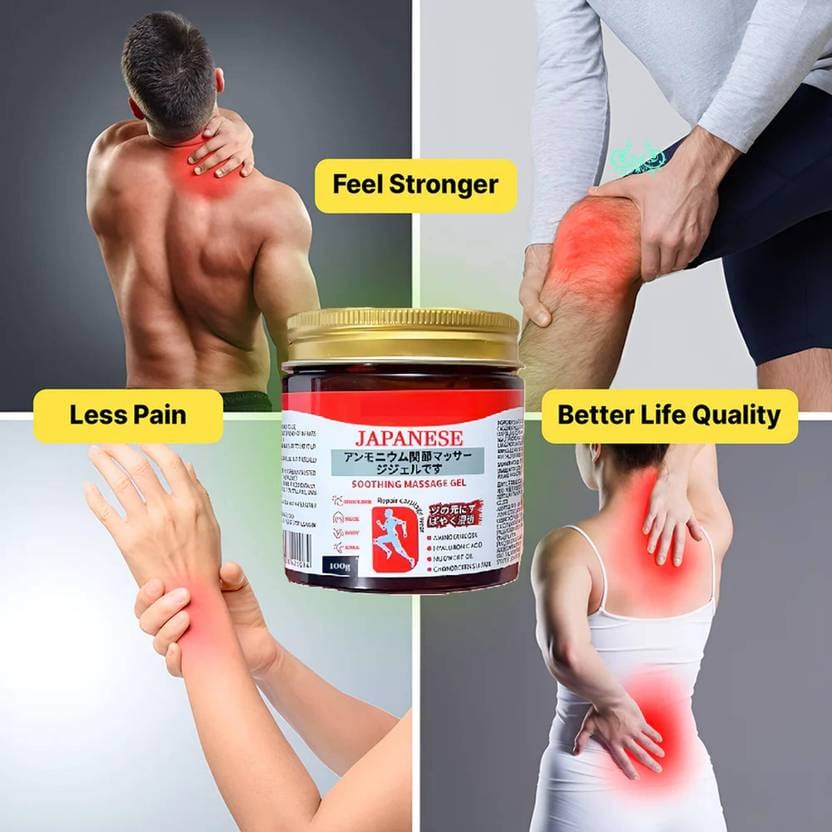 QuickRelief- Japanese Instant Pain Relief Soothing Massage Gel (Buy 1 Get 1 Free)